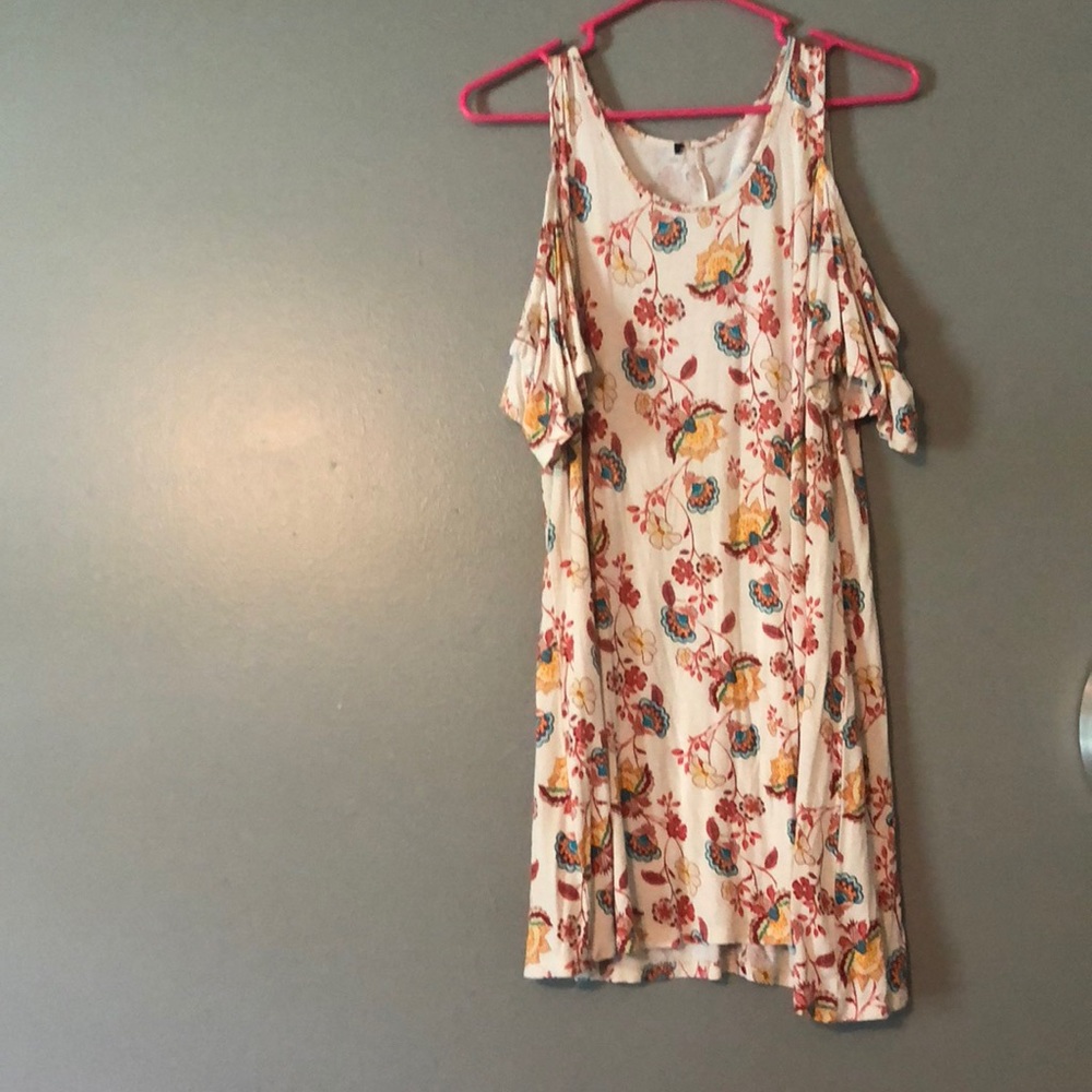 A mid length dress
